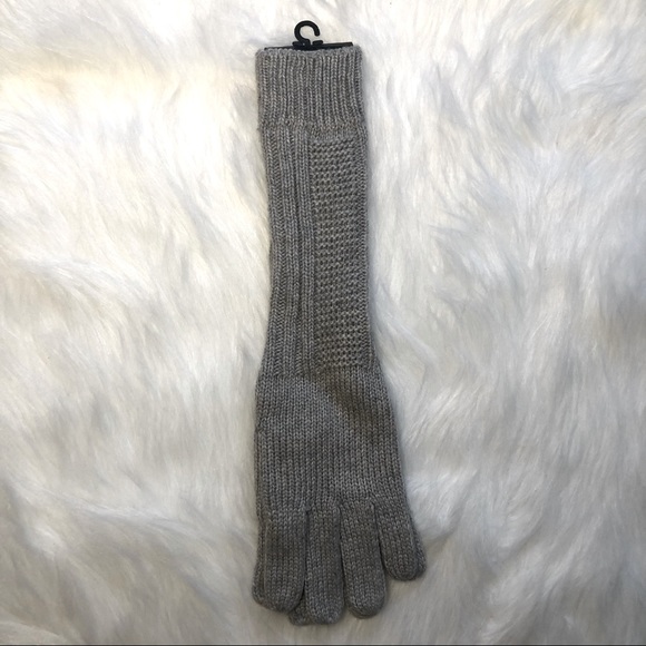 HP SALE - LONG CABLE KNIT GLOVES - Picture 3 of 5